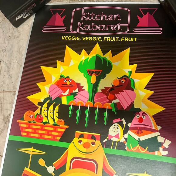 Epcot Kitchen Kabaret Limited Edition Serigraph 18 X 27 207/300 The Land - Picture 6 of 10